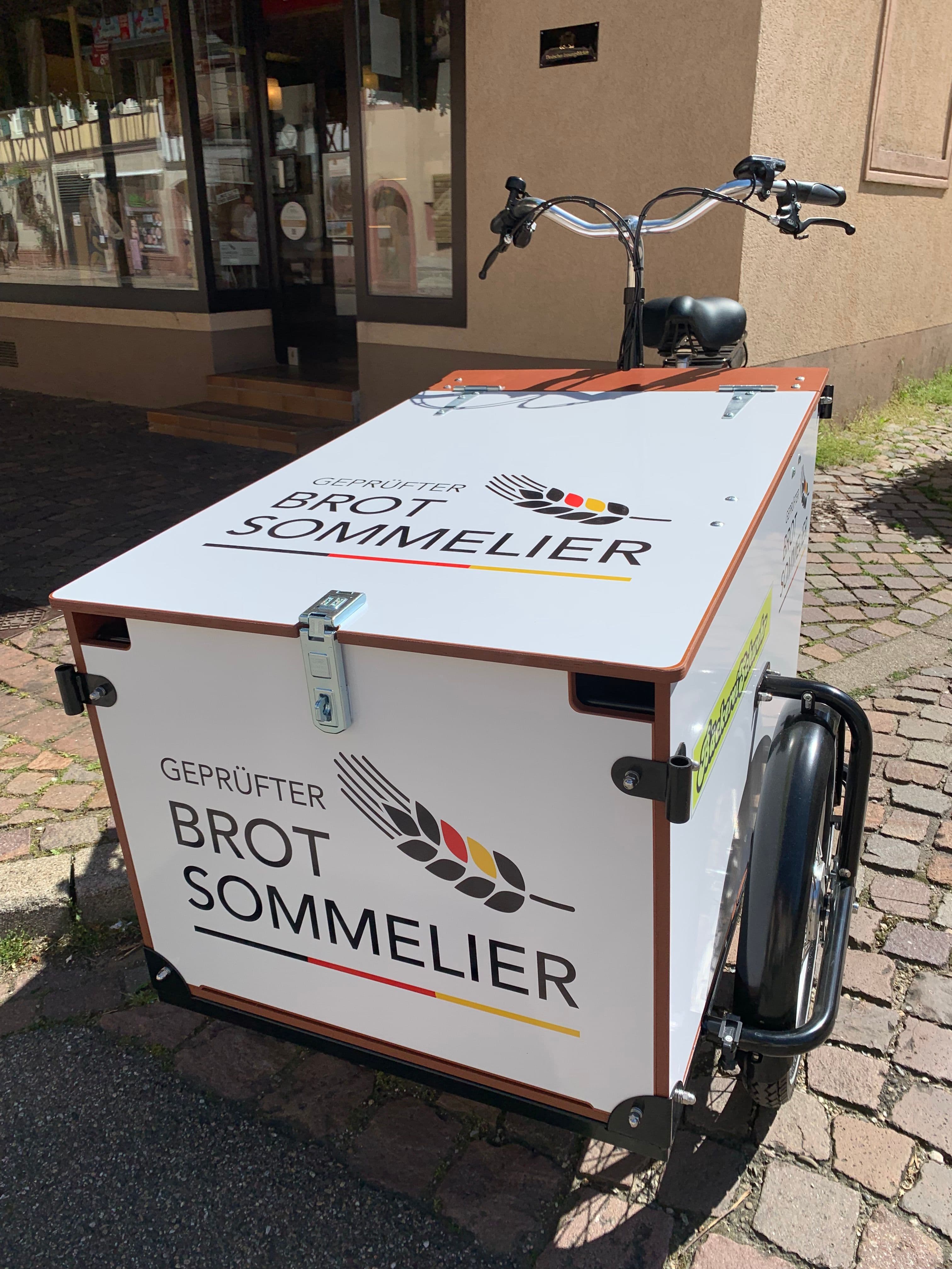 Brot-Bike — das E-Lastenrad der Bäckerei Schwehr